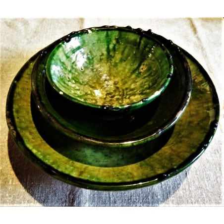 Tamgroute pottery salad bowl