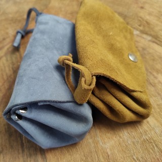 leather or suede hand made...