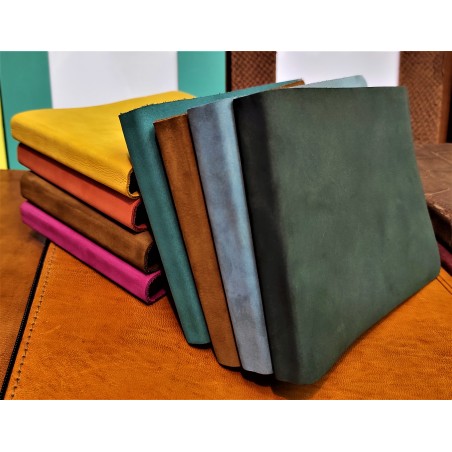 colour soft suede notebook