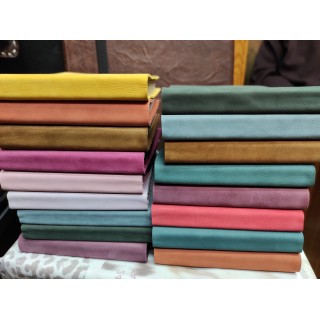 colour soft suede notebook