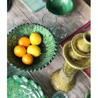 tamgroute pottery fruit bowl