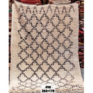 vintage moroccan rug 262/178