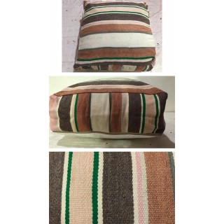 hand woven moroccan ottoman